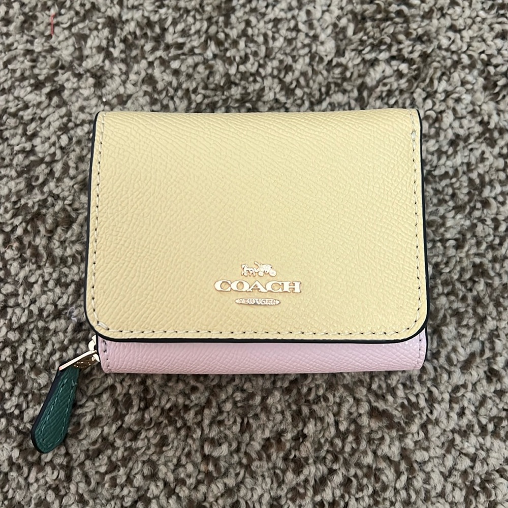 Coach Color-block Wallet